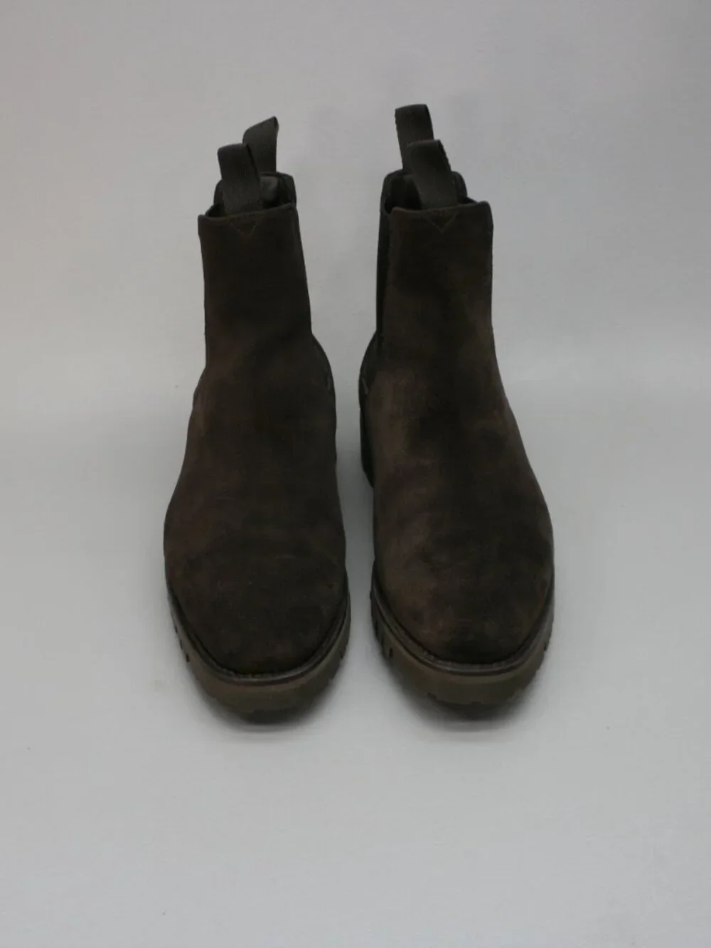 Cavour (8 UK) Men's (9 US) Chelsea Brown Suede Pull-on Ankle Vibram Boots Spain